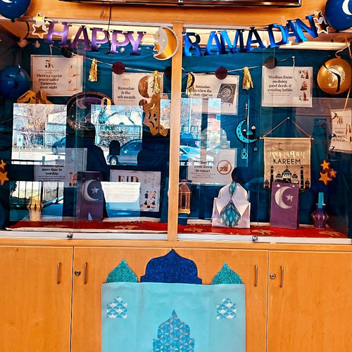 Ramadan school display with free educational posters by Saleha Contractor