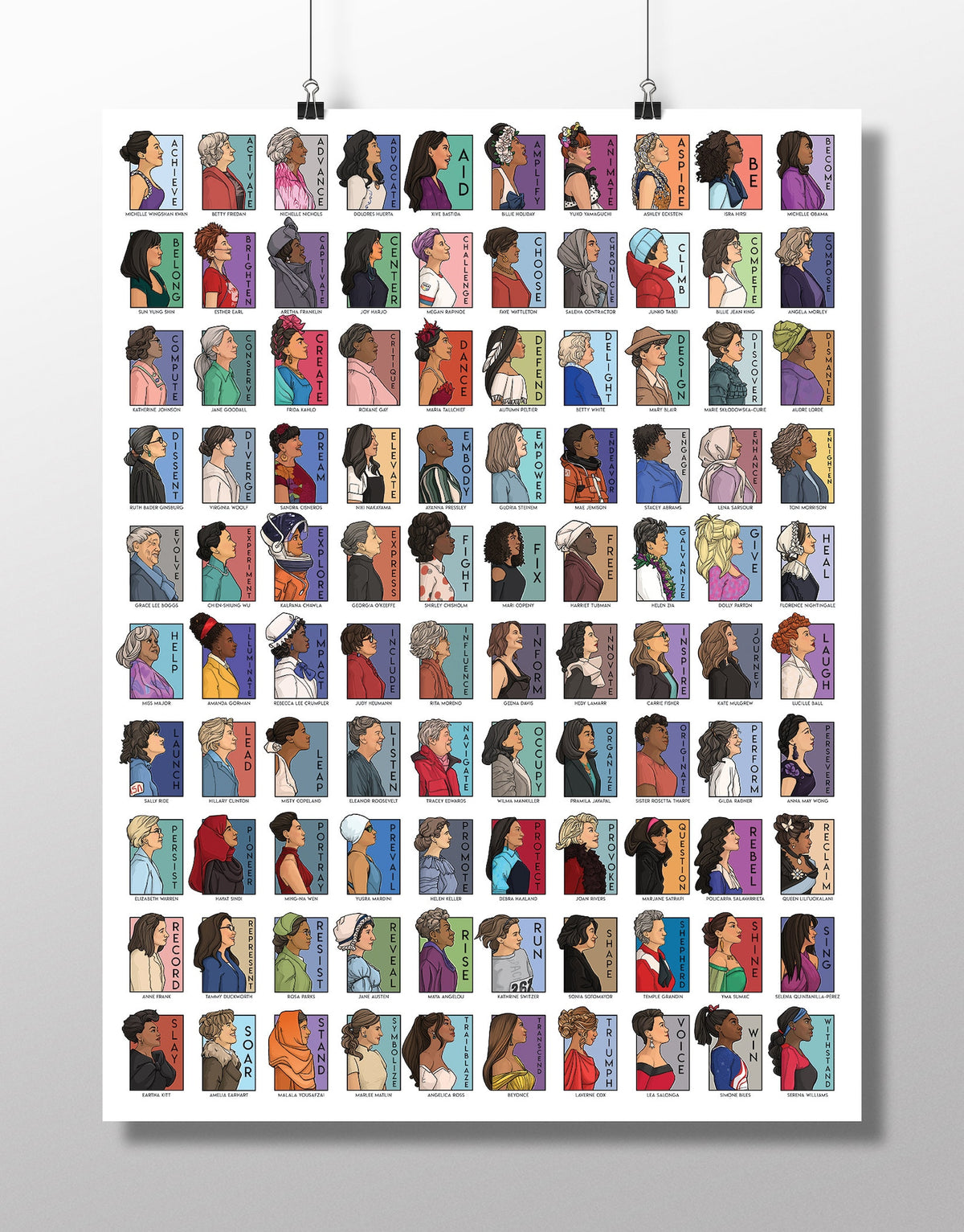 All 120 women featured in The She Series book, with their names