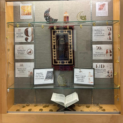 Ramadan school display with free educational posters by Saleha Contractor