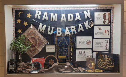 Ramadan school display with free educational posters by Saleha Contractor