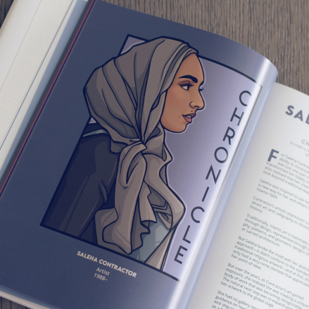 The She Series book featuring Saleha Contractor