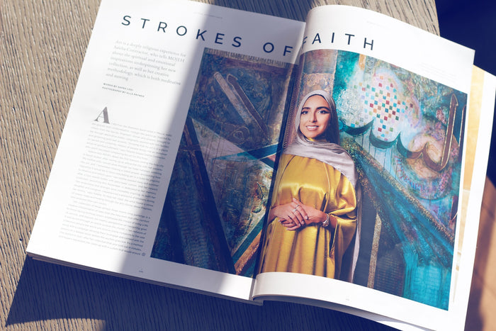 MOJEH magazine feature on Saleha Contractor