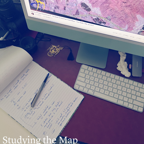 Saleha Contractor's research and studio process for the Seerah collection