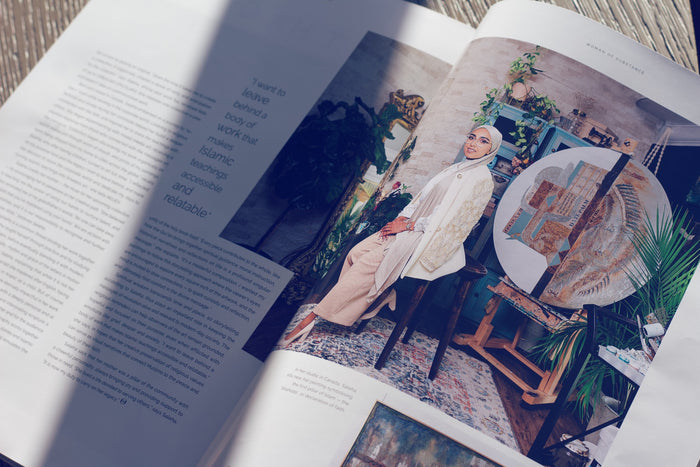 MOJEH magazine feature on Saleha Contractor