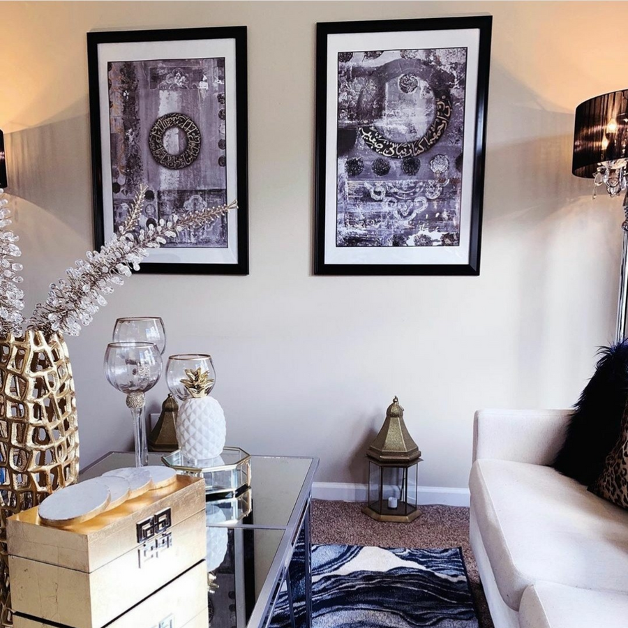 Coolness of Eyes print in a client home