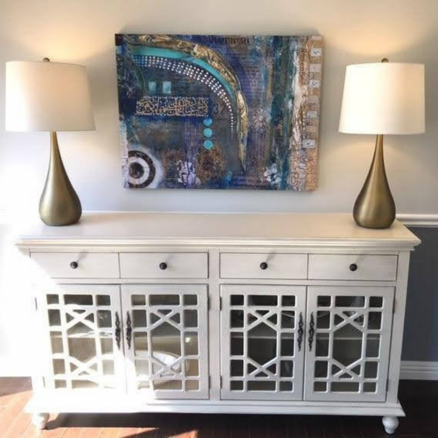 Wakoof print in a client home