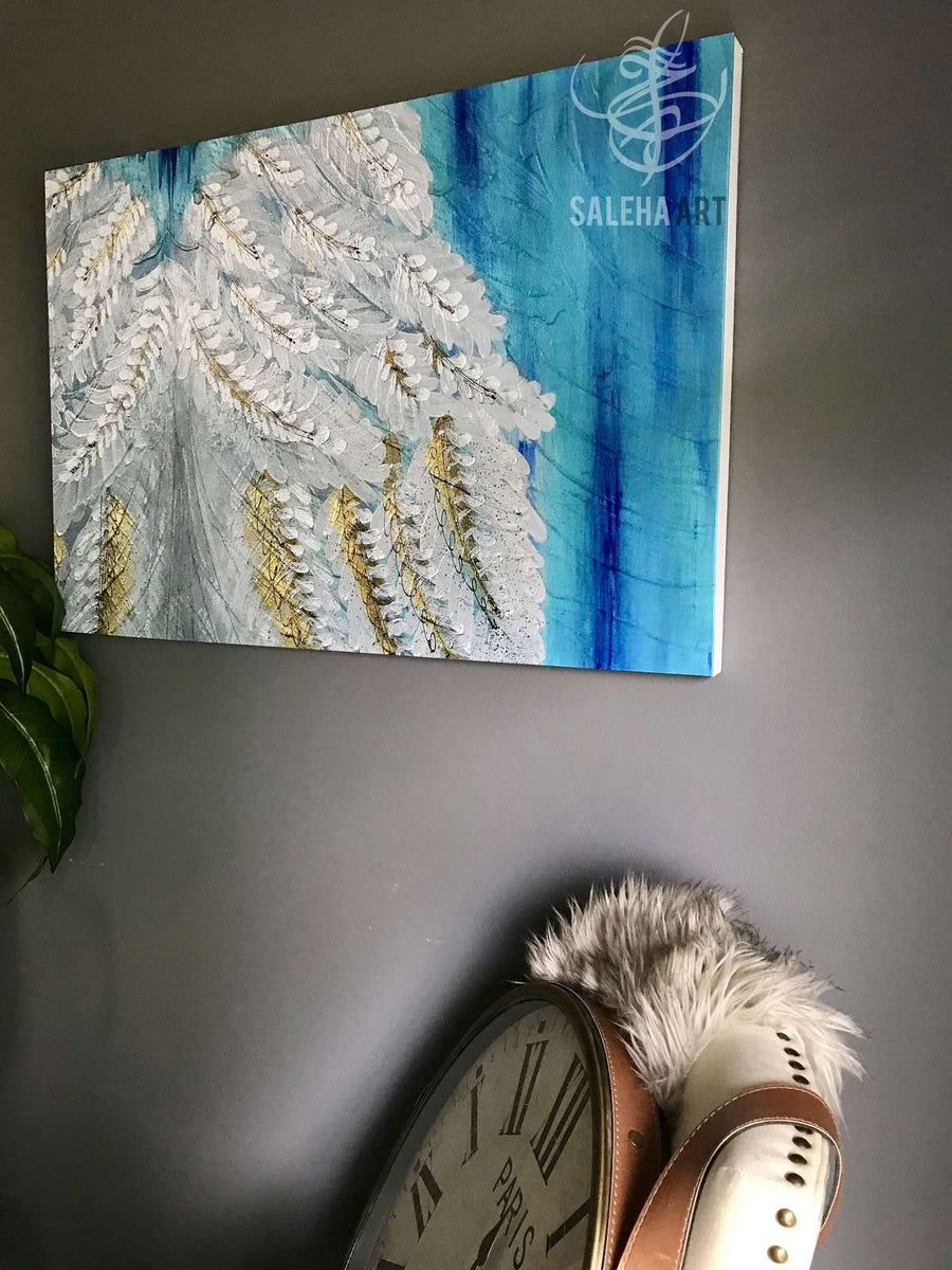 Angel Jibreel print in a client home
