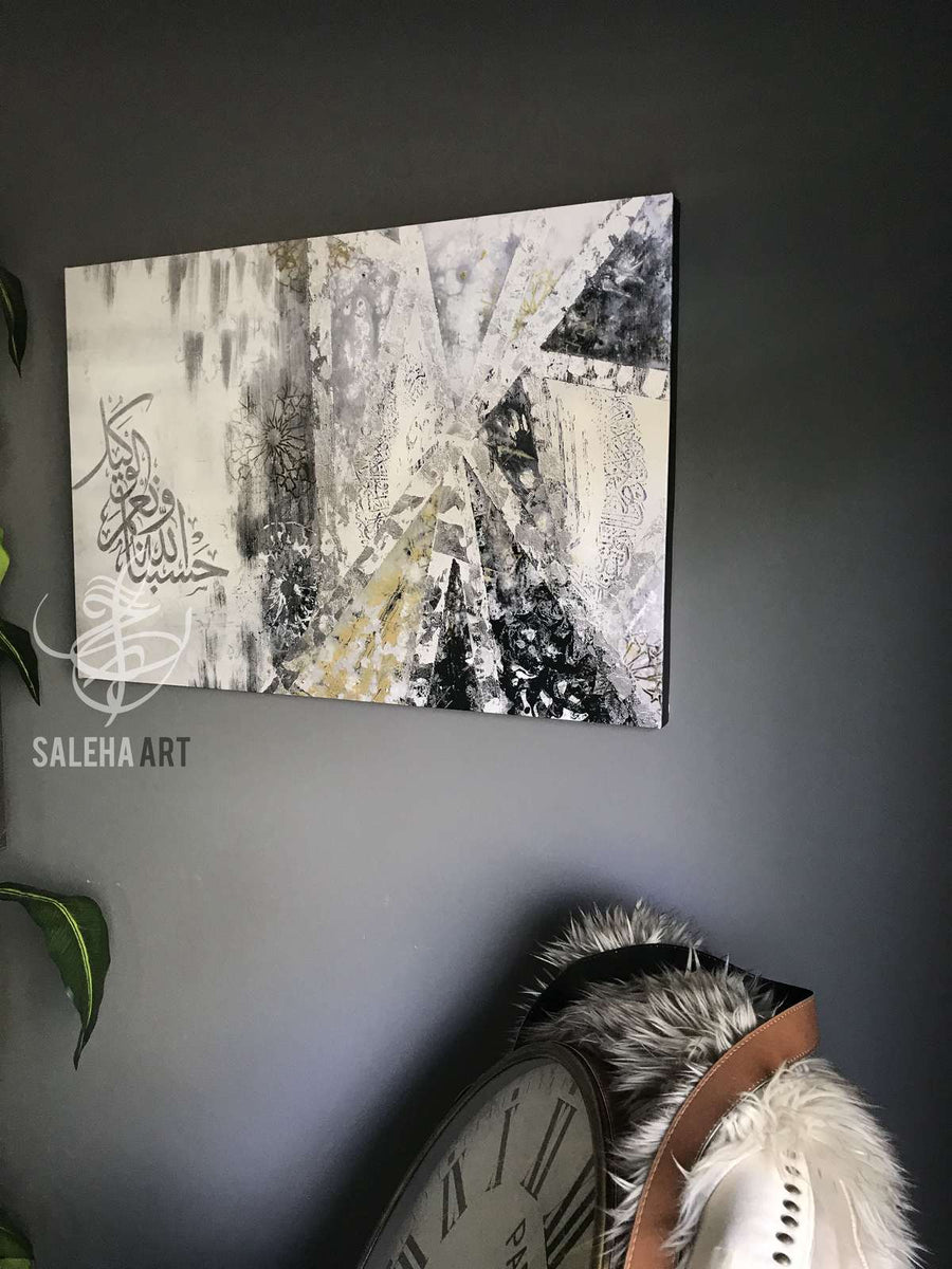 Miracles print in a client home