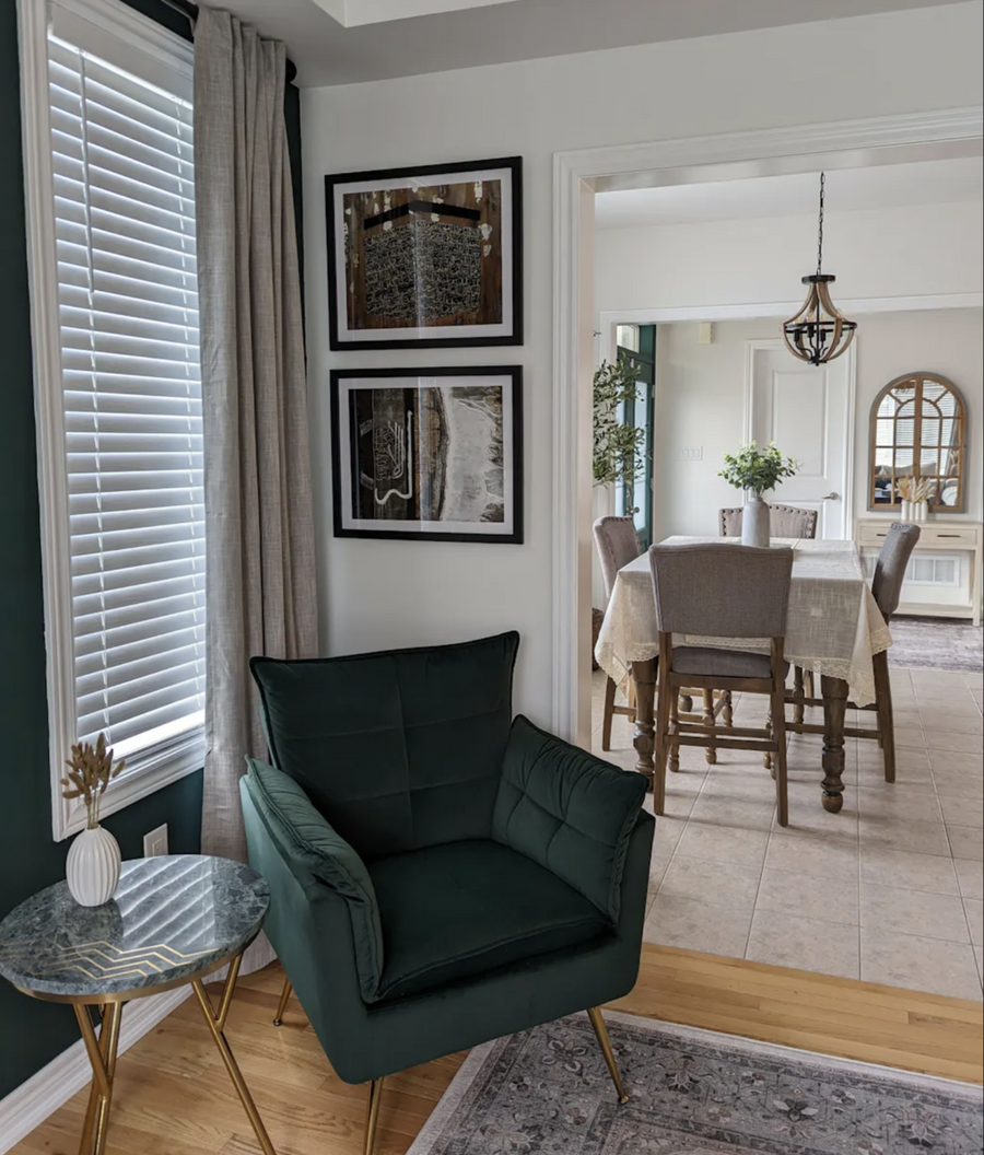 Raining Mercy & Repentance print in a client home