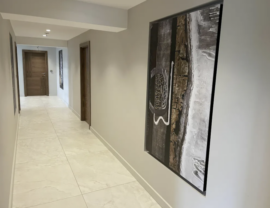 Repentance print in a client home