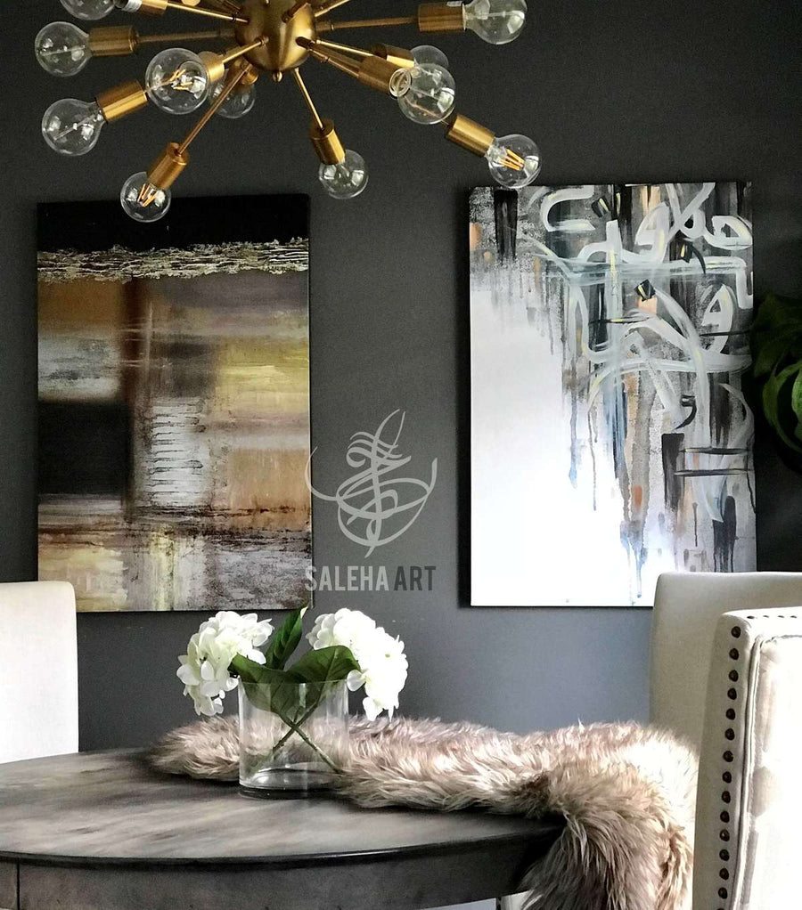 Blessed Nikah Set print in a client home