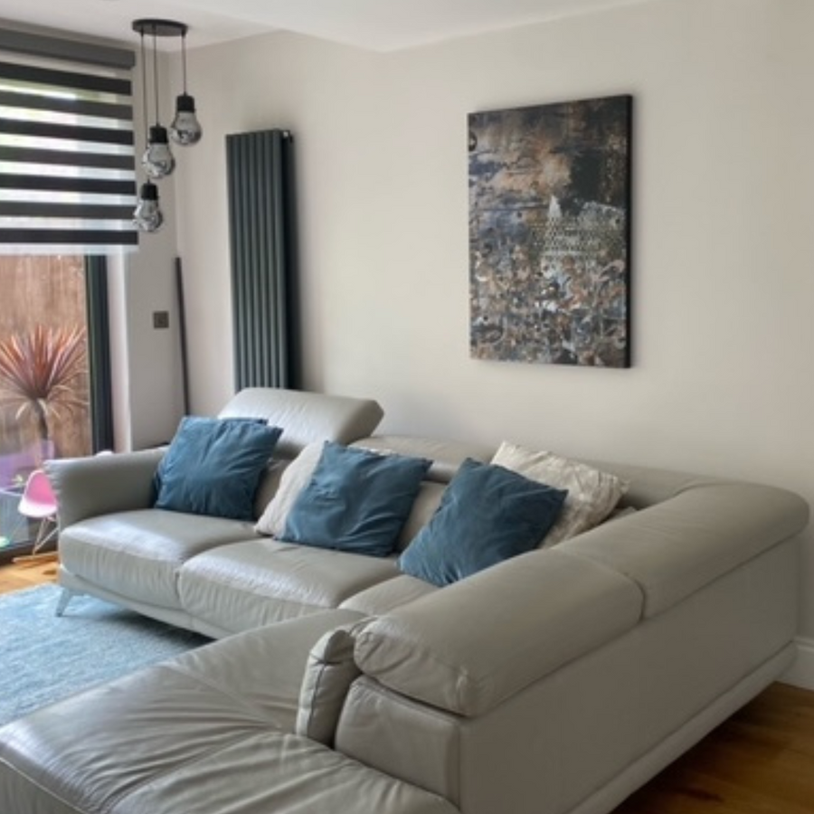 Charity print in a client home