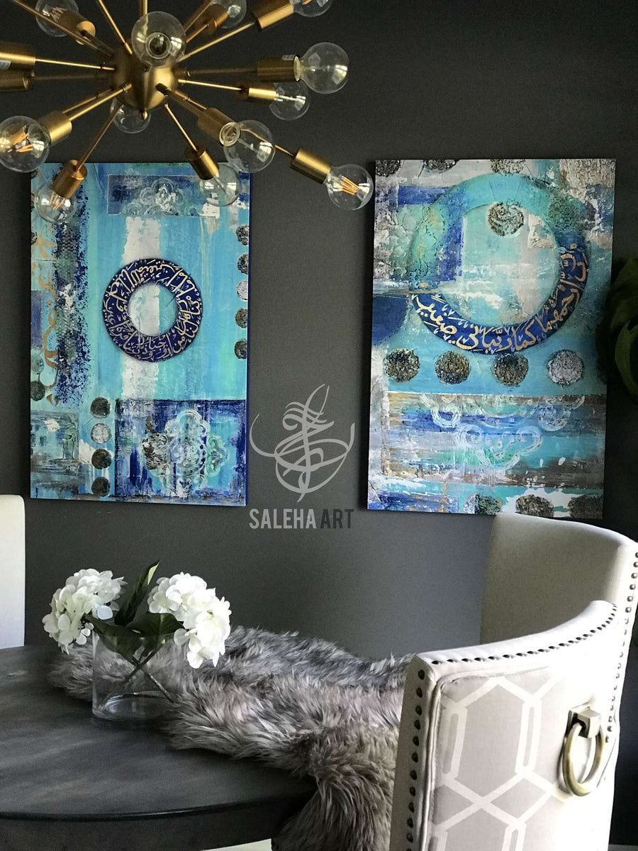 Coolness of Eyes print in a client home