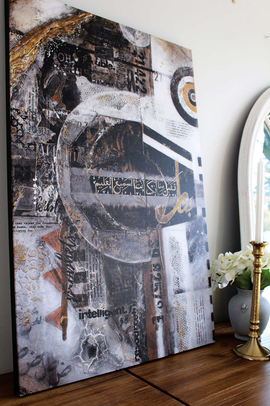 Acceptance print in a client home