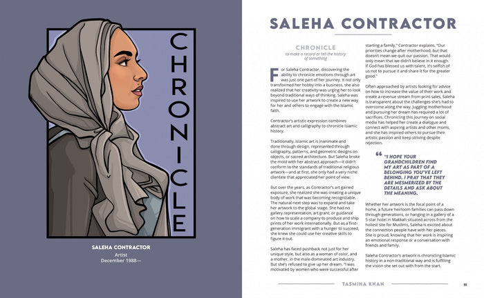 The She Series book featuring Saleha Contractor