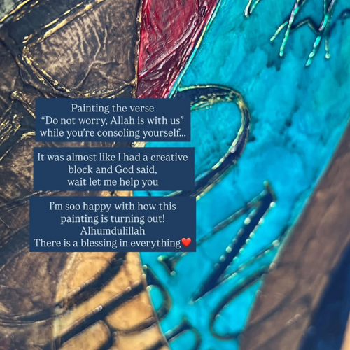 Saleha Contractor's research and studio process for the Seerah collection