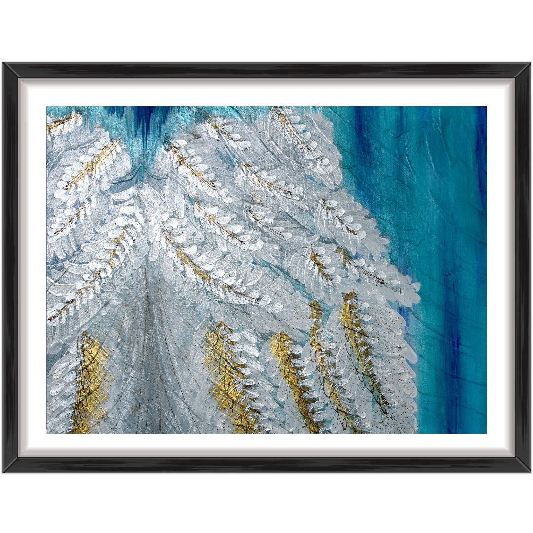 Angel Jibreel (Laylatul Qadr) Islamic wall art print by Saleha Contractor
