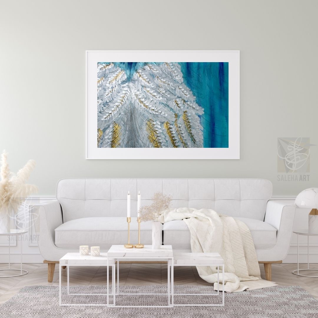Angel Jibreel (Laylatul Qadr) Islamic wall art print by Saleha Contractor, view 2