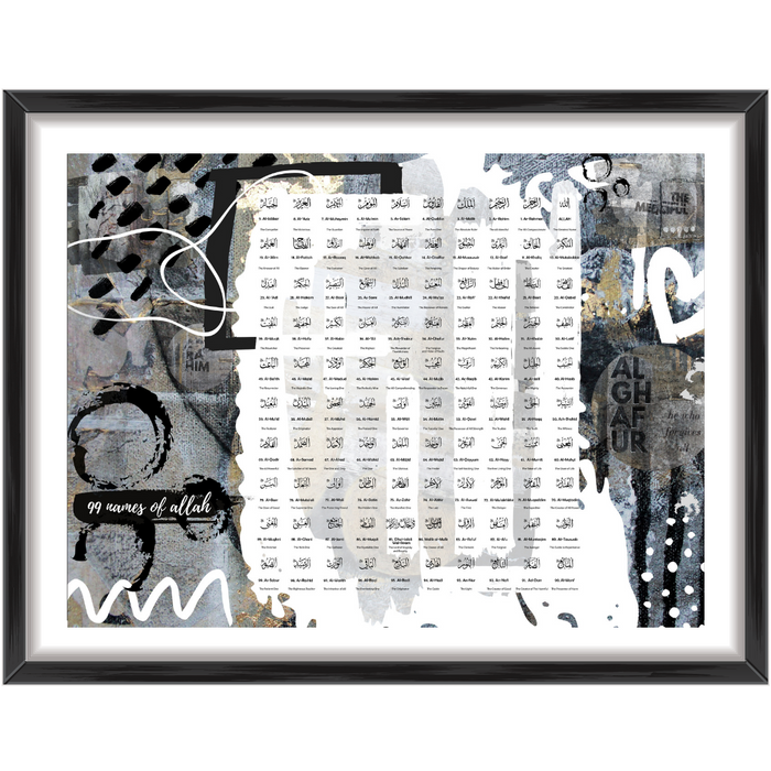 99 Names of Allah Wall Art 