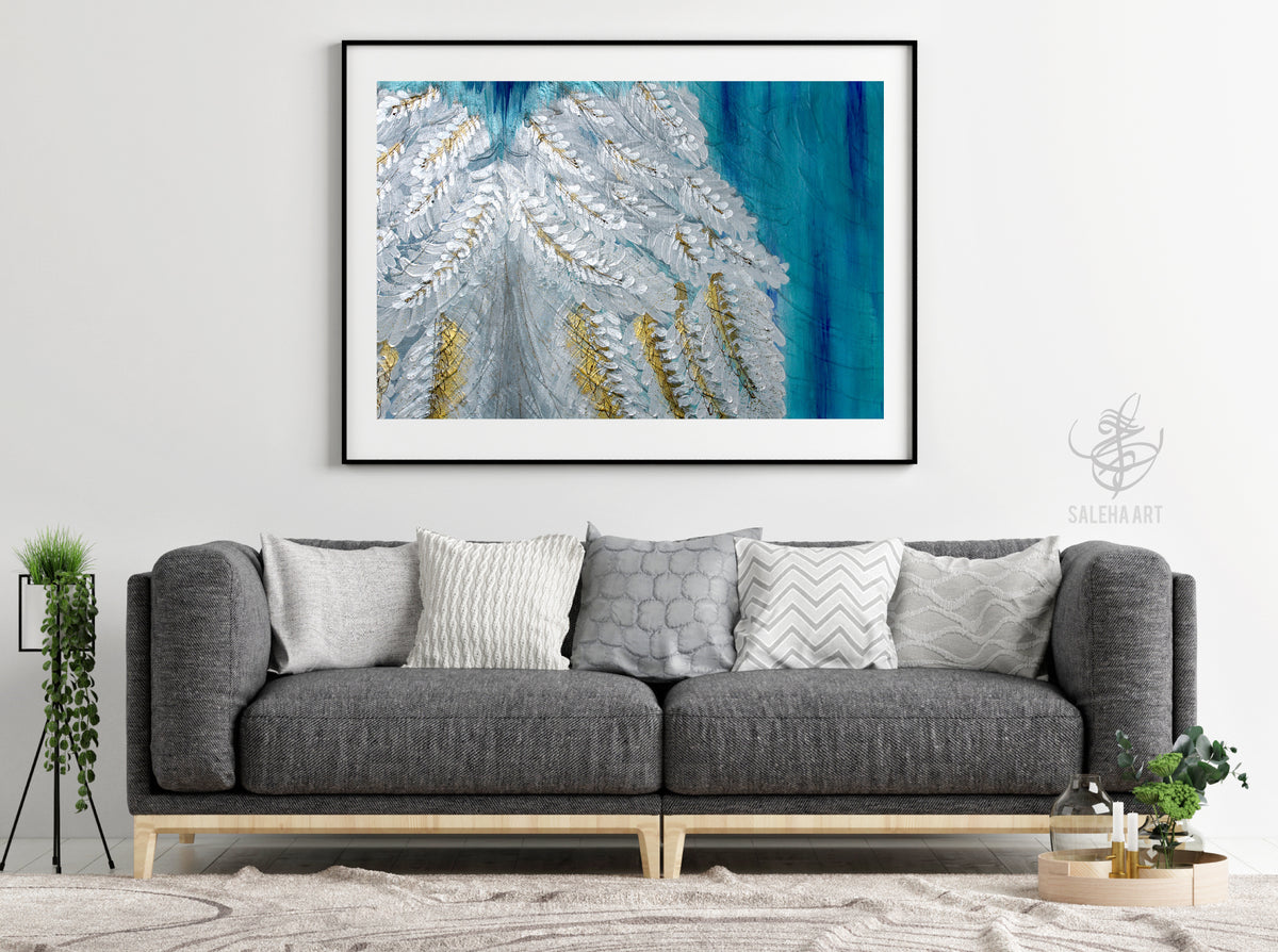 Angel Jibreel (Laylatul Qadr) Islamic wall art print by Saleha Contractor, view 9