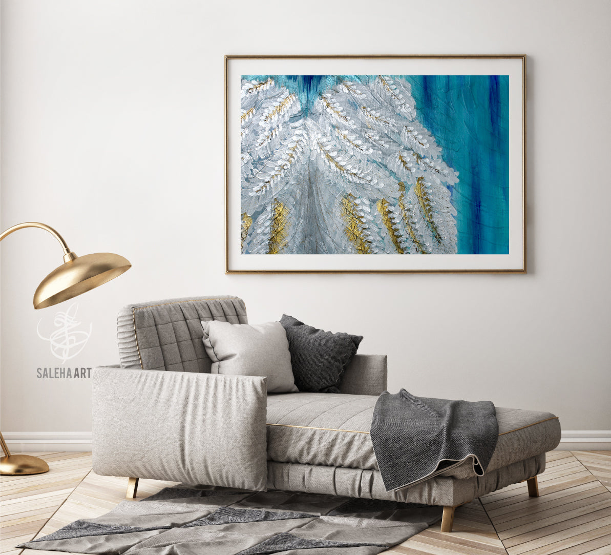 Angel Jibreel (Laylatul Qadr) Islamic wall art print by Saleha Contractor, view 3